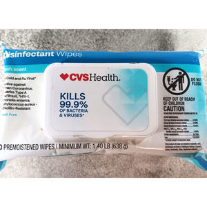 CVS Health Disinfectant Wipes Pack of 80